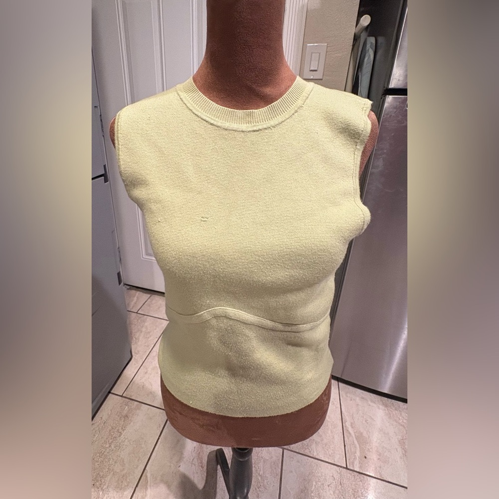 Abercrombie & Fitch Light Yellow Tank Top